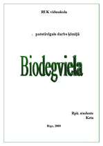 Реферат 'Biodegviela', 1.