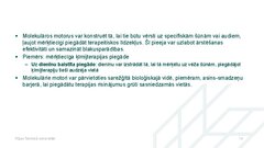 Презентация 'Molekulārie motori, to pielietojuma iespējas medicīnā', 14.