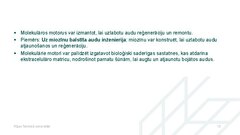 Презентация 'Molekulārie motori, to pielietojuma iespējas medicīnā', 18.