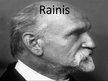 Презентация 'Rainis', 1.