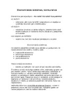 Конспект 'Ekonomiskās sistēmas', 1.
