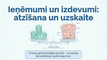Презентация 'Ieņēmumi un izdevumi: atzīšana un uzskaite', 1.