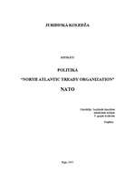 Реферат 'NATO - North Atlantic Treaty Organization', 1.