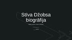 Презентация 'Veiksmīgu cilvēku biogrāfijas izpēte – Stīvs Džobs', 1.