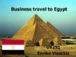 Презентация 'Business Travel to Egypt', 1.