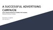 Презентация 'A successful advertising campaign', 1.