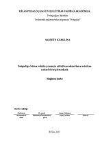 Дипломная 'Sešgadīga bērna vokālo prasmju attīstības sekmēšana mūzikas nodarbībās pirmsskol', 1.