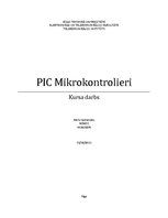 Отчёт по практике 'PIC mikrokontrolieri', 1.