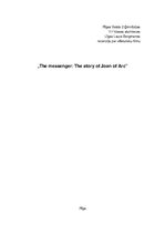 Реферат 'Žannas d'Arkas filmas "The Messenger: The Story of Joan of Arc" interpretācijas ', 1.