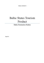 Реферат 'Tourism Product of Baltic States', 1.