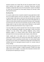 Эссе 'The benefits of outdoor activities for young people', 10.