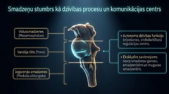 Презентация 'Nervu sistēmas strukturāli funkcionālā organizācija: varolija tilts', 3.