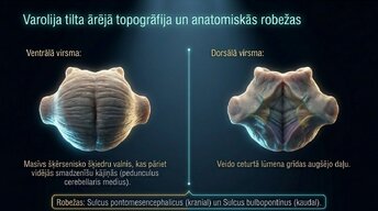 Презентация 'Nervu sistēmas strukturāli funkcionālā organizācija: varolija tilts', 5.
