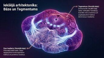 Презентация 'Nervu sistēmas strukturāli funkcionālā organizācija: varolija tilts', 6.