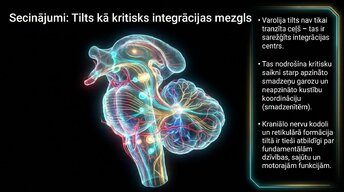 Презентация 'Nervu sistēmas strukturāli funkcionālā organizācija: varolija tilts', 13.