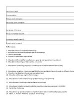 Конспект 'P. Faber, S. Montero-Martínez - Terminology - glossary', 6.