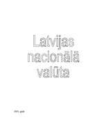 Реферат 'Latvijas nacionālā valūta', 1.