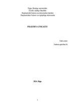 Отчёт по практике 'Prakses atskaite SIA "Later LTD" Pica Lulū', 1.