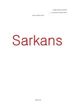 Реферат 'Sarkans', 1.