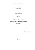 Эссе 'Studiju kurss: Varas dalīšana
NOSLĒGUMA PĀRBAUDES DARBS
3 ESEJAS', 1.