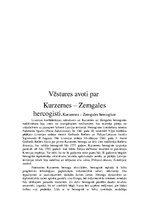 Реферат 'Vēstures avoti par  Kurzemes - Zemgales hercogisti', 1.