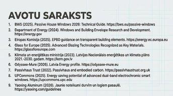 Презентация 'Logi un stiklojums kā energoefektīvas projektēšanas epicentrs', 12.