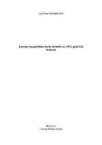 Конспект 'Latvijas topogrāfisko karšu attīstība no 1992.gada līdz šodienai', 1.