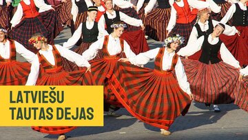 Презентация 'Tautas dejas', 1.