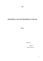 Реферат 'Pedophilia and the Pedophile of Imanta', 2.