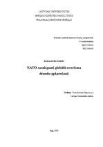 Дипломная 'NATO sasniegumi globālā terorisma draudu apkarošanā', 1.