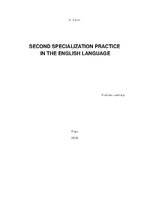Отчёт по практике 'Second Specialization Practice  in the English Language', 1.