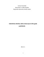 Конспект 'Sabiedrisko attiecību darba raksturojums 2011.gada publikācijās', 1.