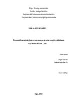 Дипломная 'Personāla motivācijas programmas izpēte un pilnveidošana uzņēmumā Pica Lulū', 1.