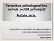 Презентация 'Personības psihodiagnostikas metode sociālajā psiholoģijā - Roršaha tests', 1.