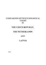 Конспект 'Comparison Between Biological Farms in the Czech Republic, the Netherlands and L', 1.
