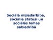 Презентация 'Sociālā mijiedarbība, sociālie statusi un sociālās lomas sabiedrībā', 1.