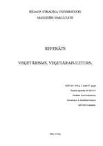 Реферат 'Veģetārisms, veģetārais uzturs', 1.