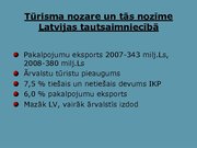 Презентация 'Ekonomiskās degradācijas ietekme uz Latvijas viesnīcu komercdarbību', 5.