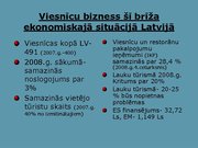 Презентация 'Ekonomiskās degradācijas ietekme uz Latvijas viesnīcu komercdarbību', 6.
