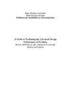 Отчёт по практике 'Ierīces novērtējums pēc universālā dizaina principiem', 1.
