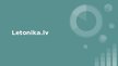 Презентация 'Letonika.lv mājaslapas analīze', 1.