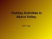 Презентация 'Holiday Activities in Abavas Walley', 1.
