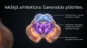 Презентация 'Smadzeņu stumbrs un nervu sistēmas organizācija', 4.