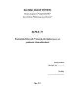 Реферат 'Uzņēmējdarbības vide Valmierā, tās raksturojums un pasākumi vides uzlabošanā', 2.