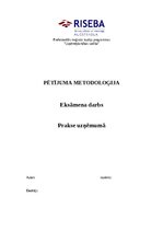 Отчёт по практике 'Eksāmena darbs - prakse uzņēmumā', 1.