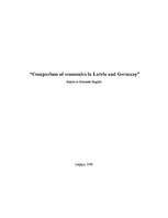 Реферат 'Comparison of Economics in Latvia and Germany', 8.
