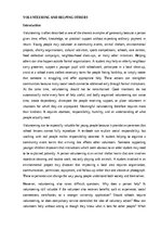 Эссе 'Volunteering and helping others', 1.