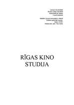 Реферат 'Rīgas kino studija', 1.