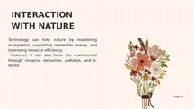 Презентация 'Technology Interaction with People and Nature', 3.