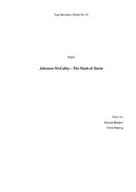 Реферат 'Johnston McCulley "The Mark of Zorro"', 1.